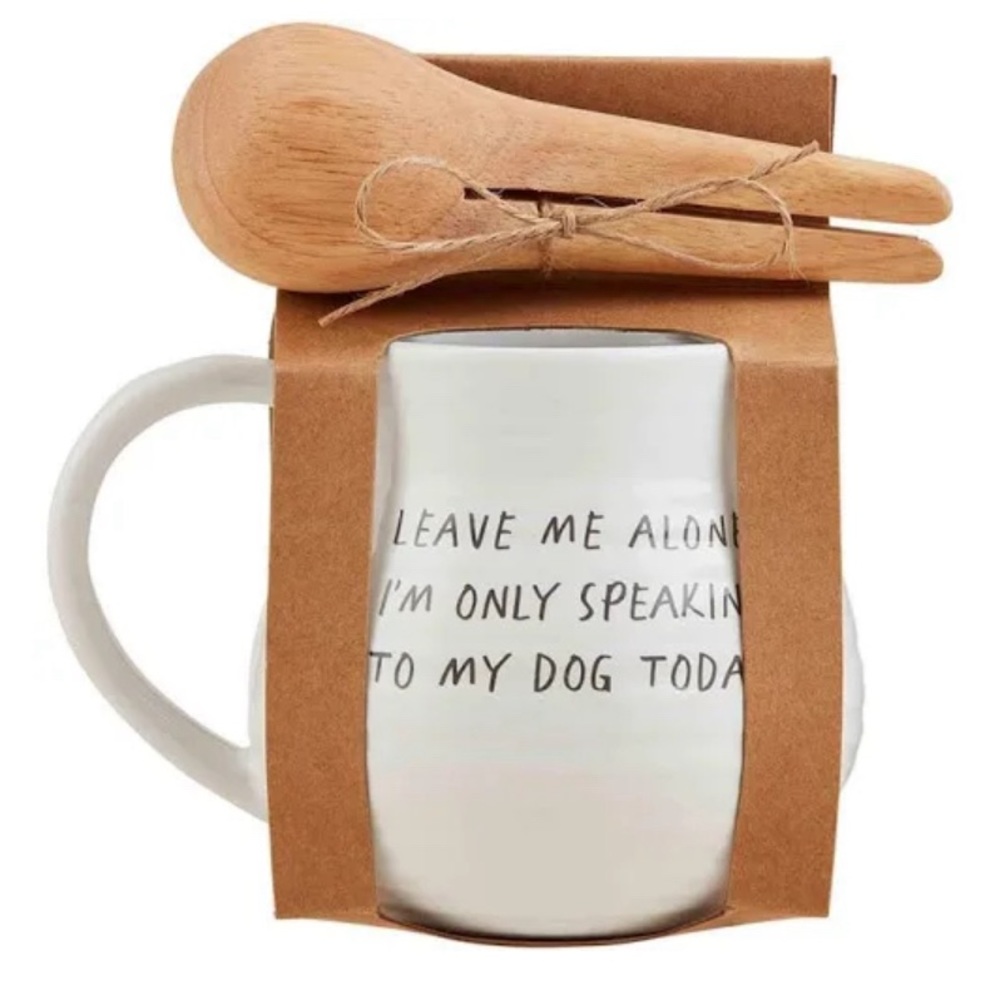 NWT Have A Type Dog Mug and Scoop Set